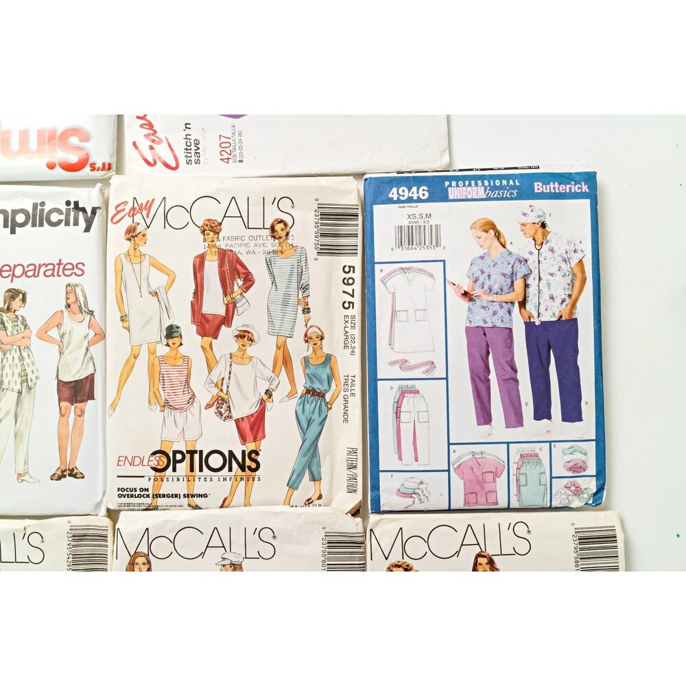 Simplicity & McCall's Sewing Patterns - Lot of 10 - Picture 5 of 6